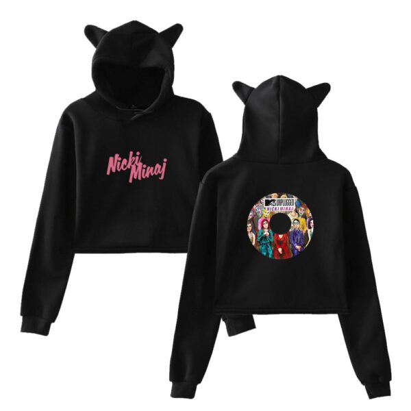 Nicki Minaj Cropped Hoodie #6 - Image 2