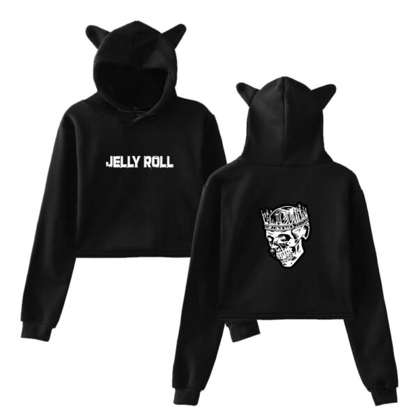 Jelly Roll Cropped Hoodie #1 - Image 2