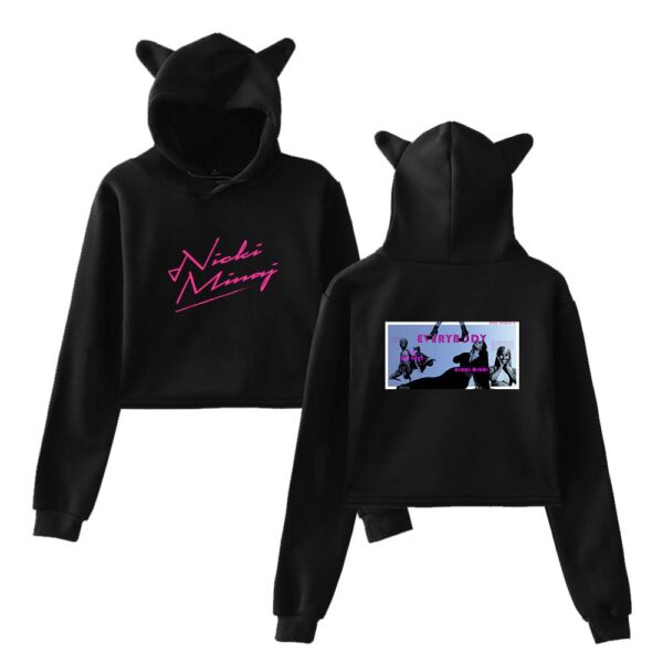 Nicki Minaj Cropped Hoodie #8 - Image 2