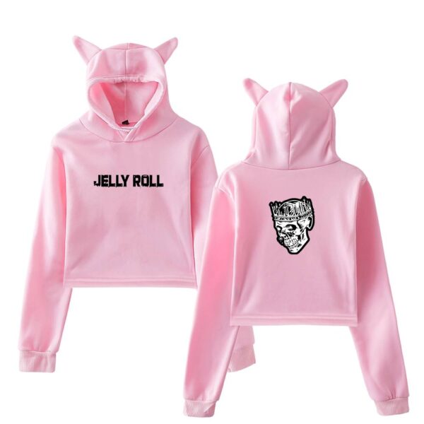 Jelly Roll Cropped Hoodie #1 - Image 5