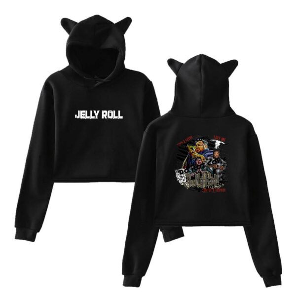 Jelly Roll Cropped Hoodie #3 - Image 2