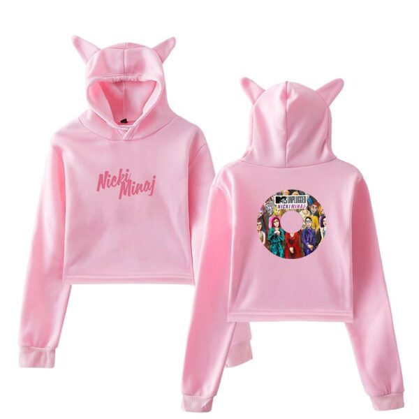 Nicki Minaj Cropped Hoodie #6 - Image 5