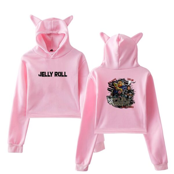 Jelly Roll Cropped Hoodie #3 - Image 5