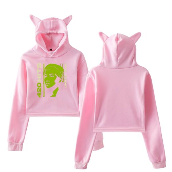 Jhene Aiko Cropped Hoodie #4 - Image 5