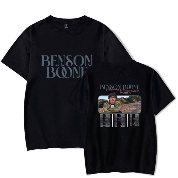 Benson Boone Fireworks & Rollerblades T-Shirt #2 + Gift - Image 2