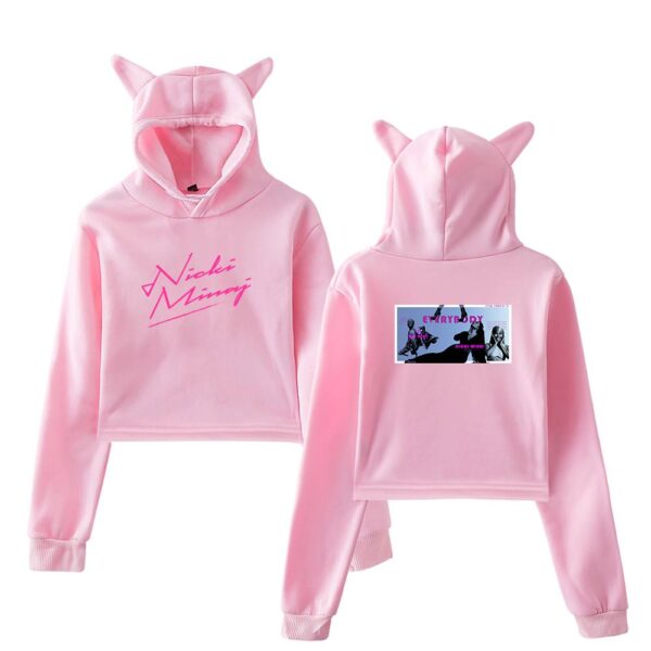 Nicki Minaj Cropped Hoodie #8 - Image 5