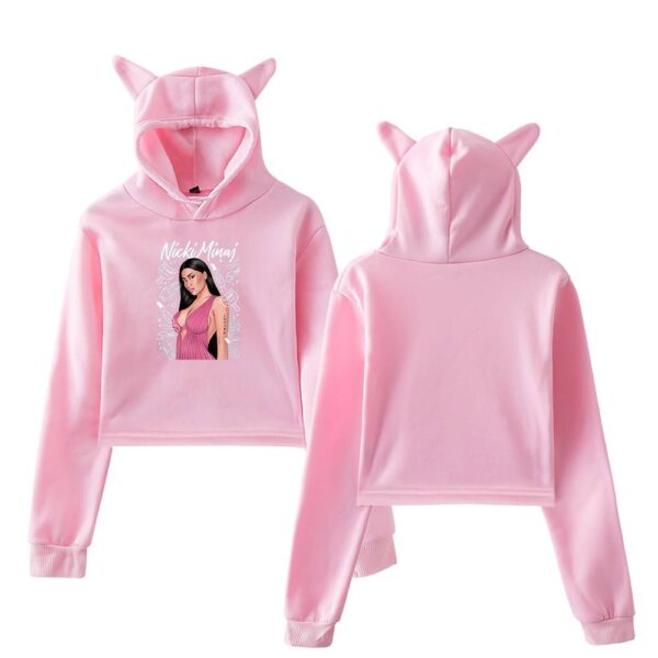 Nicki Minaj Cropped Hoodie #7 - Image 5