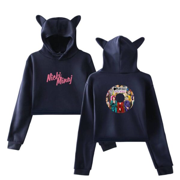 Nicki Minaj Cropped Hoodie #6 - Image 3