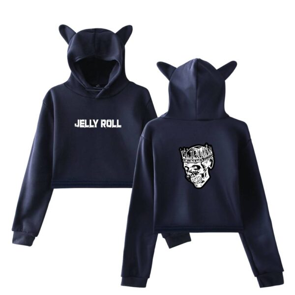 Jelly Roll Cropped Hoodie #1 - Image 3