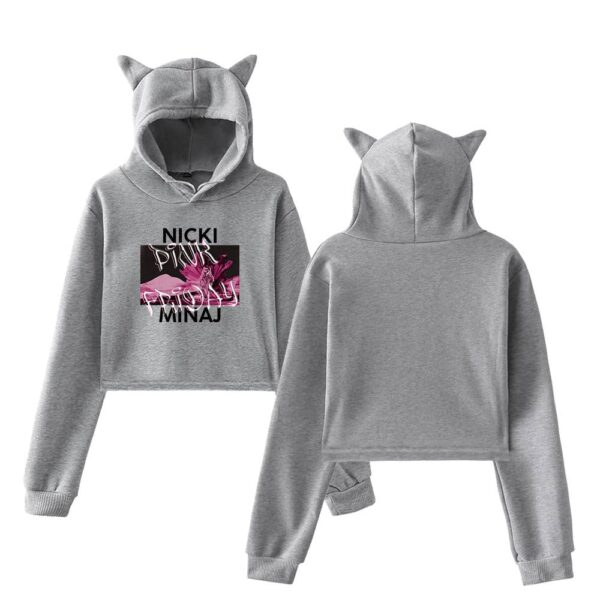 Nicki Minaj Cropped Hoodie #9 - Image 4