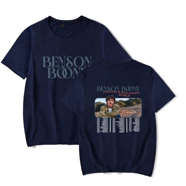 Benson Boone Fireworks & Rollerblades T-Shirt #2 + Gift - Image 4