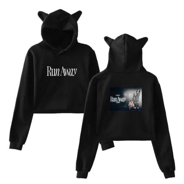 Ryujin Itzy Cropped Hoodie #2 - Image 2