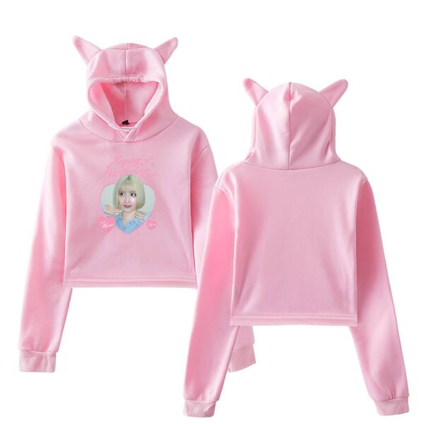 Momo Twice Cropped Hoodie #3 - Image 5