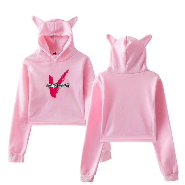 V BTS Cropped Hoodie #1 - Image 5