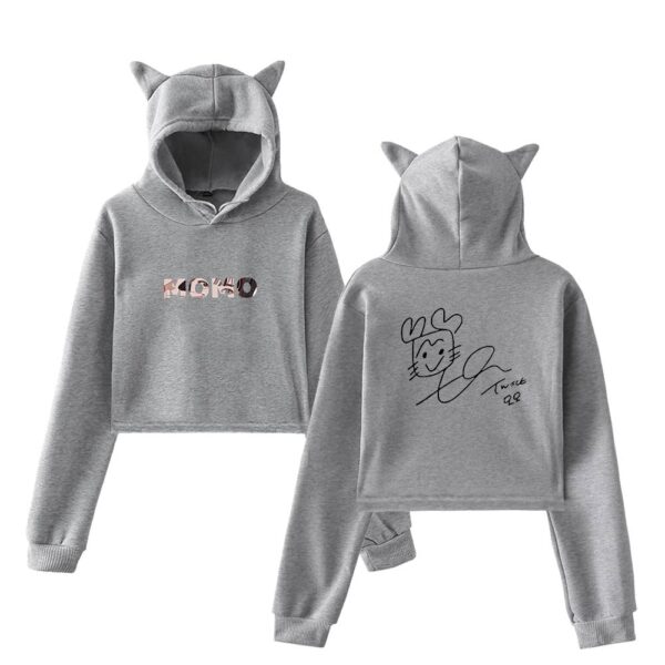 Momo Twice Cropped Hoodie #2 - Image 4