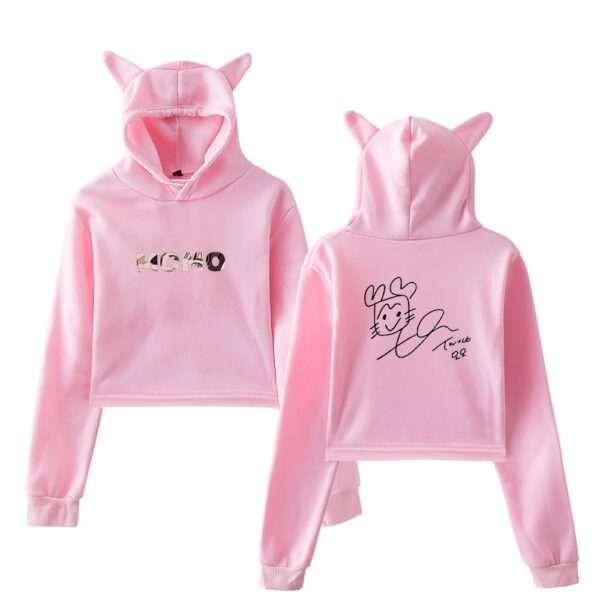 Momo Twice Cropped Hoodie #2 - Image 5