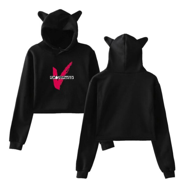 V BTS Cropped Hoodie #1 - Image 2