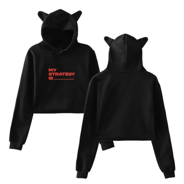 Twice Strategy Cropped Hoodie #1 - Image 2