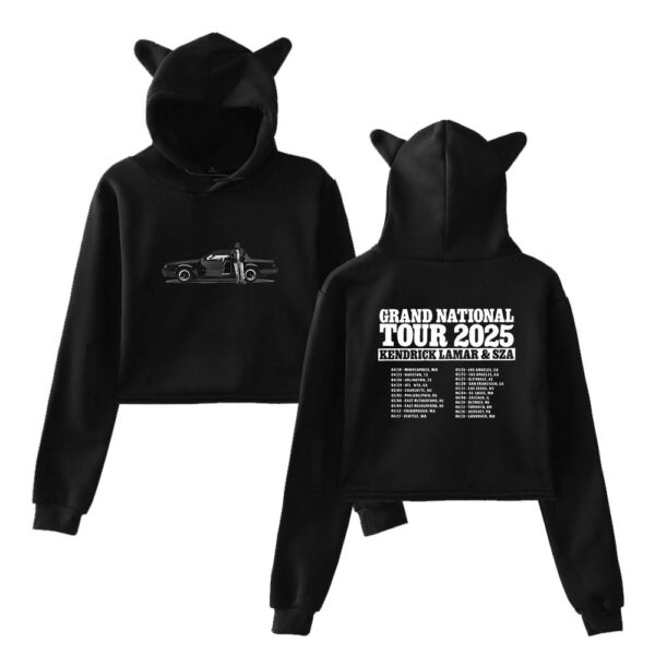 Kendrick Lamar & SZA Cropped Hoodie #2 - Image 2
