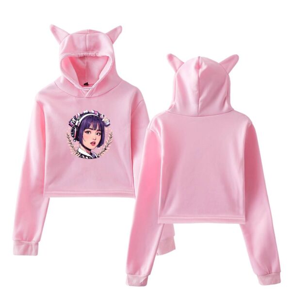 Momo Twice Cropped Hoodie #1 - Image 5