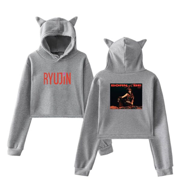 Ryujin Itzy Cropped Hoodie #3