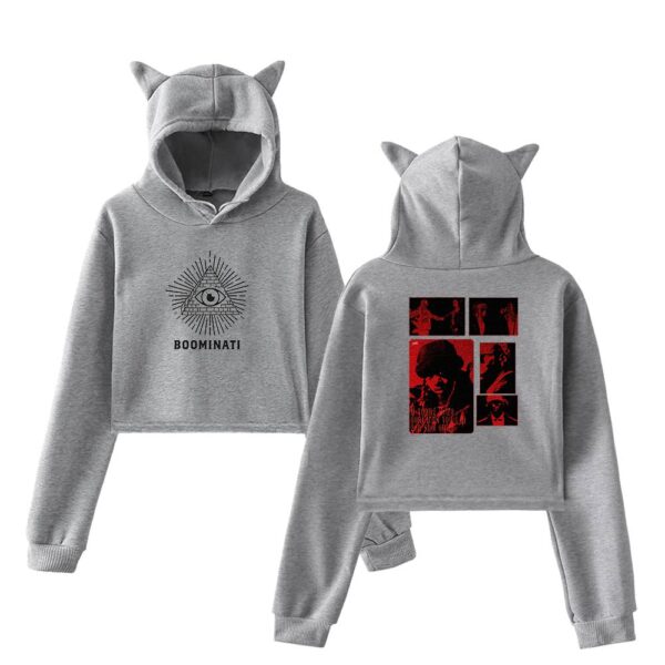 Metro Boomin Cropped Hoodie #2 - Image 4