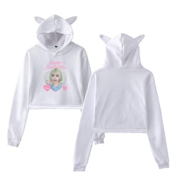 Momo Twice Cropped Hoodie #3 - Image 3