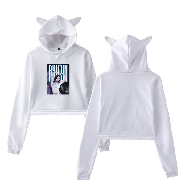 Ryujin Itzy Cropped Hoodie #4 - Image 2