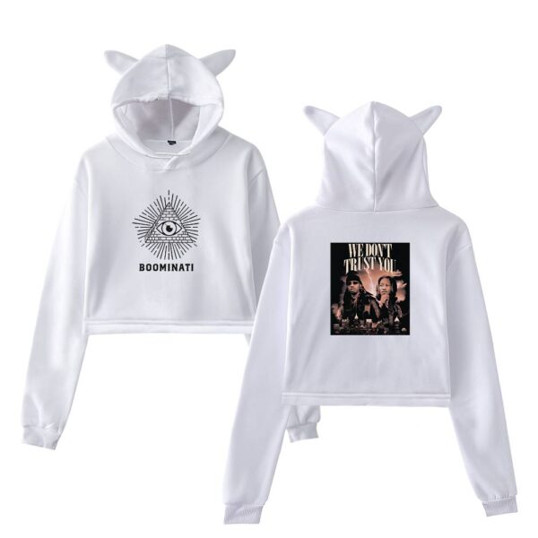 Metro Boomin Cropped Hoodie #4 - Image 2