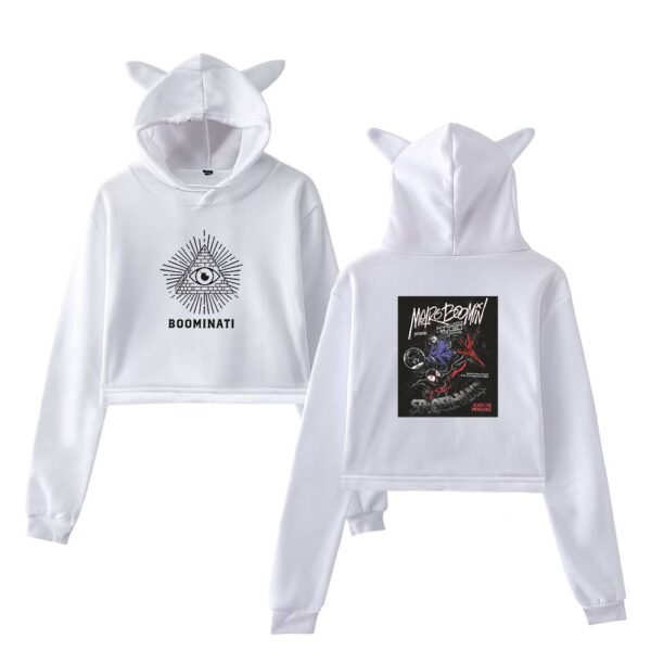 Metro Boomin Cropped Hoodie #3 - Image 3