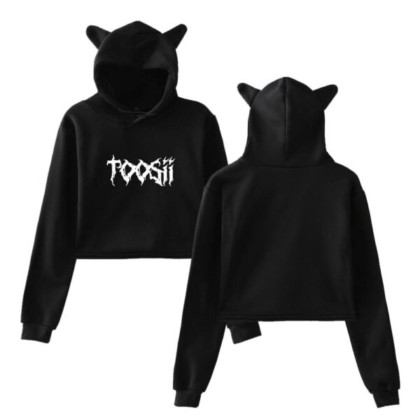 Toosii Cropped Hoodie #1 - Image 2