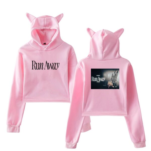 Ryujin Itzy Cropped Hoodie #2 - Image 5