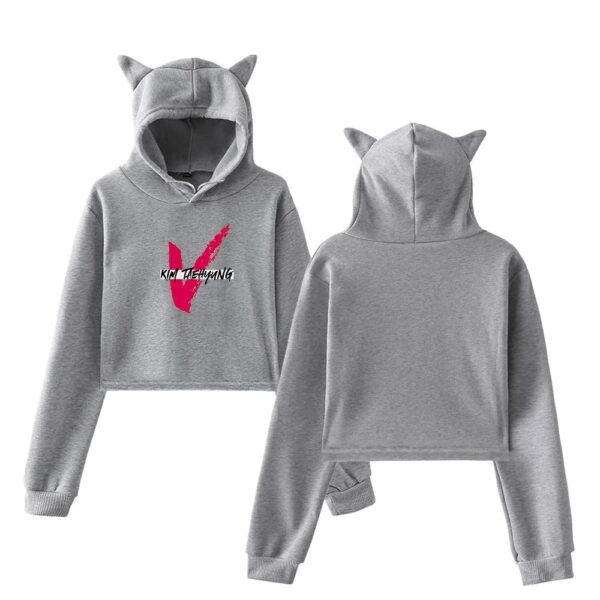 V BTS Cropped Hoodie #1 - Image 4