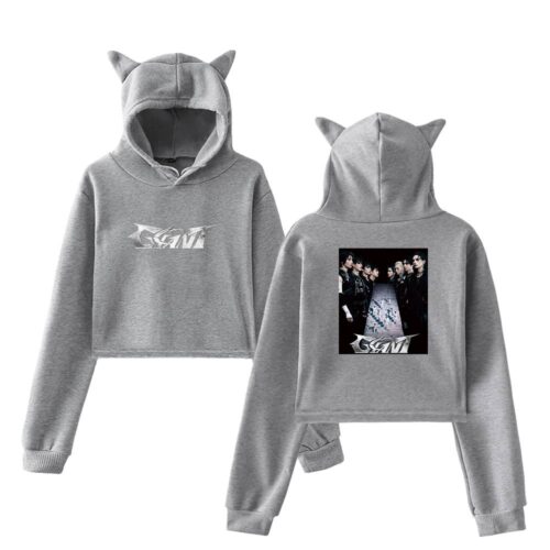 Stray Kids Giant Cropped Hoodie #3 + Gift