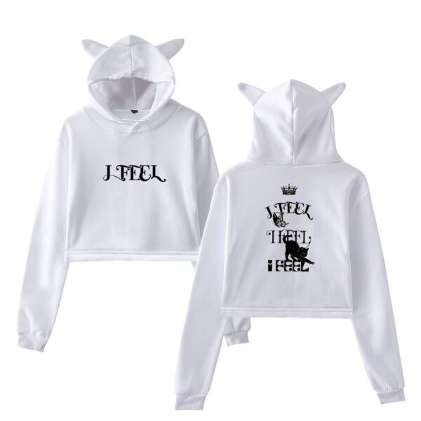 Gidle "I Feel" Cropped Hoodie #2 - Image 3