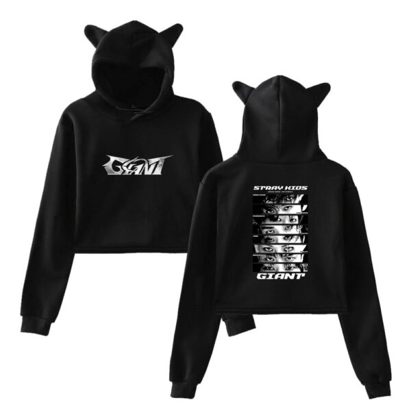 Stray Kids Giant Cropped Hoodie #2 - Image 2