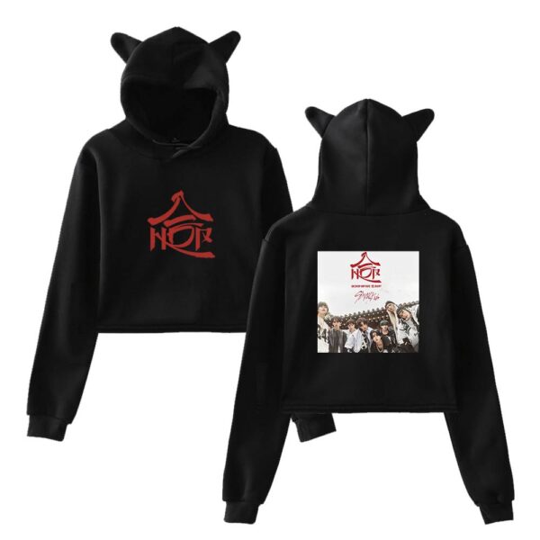 Stray Kids Giant Cropped Hoodie #1 - Image 2