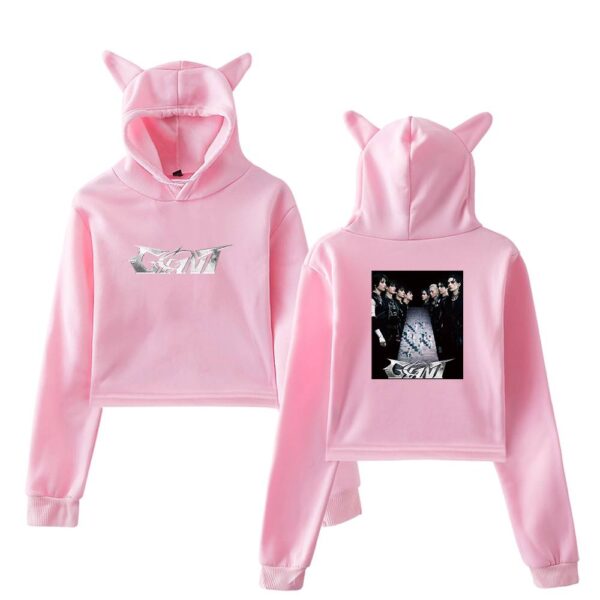 Stray Kids Giant Cropped Hoodie #3 + Gift - Image 5