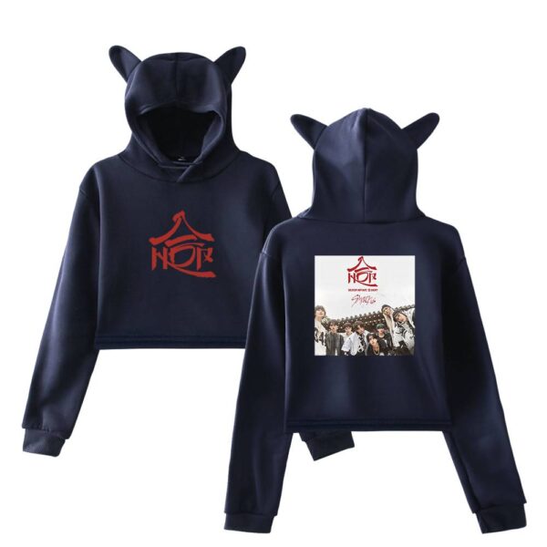 Stray Kids Giant Cropped Hoodie #1 - Image 3