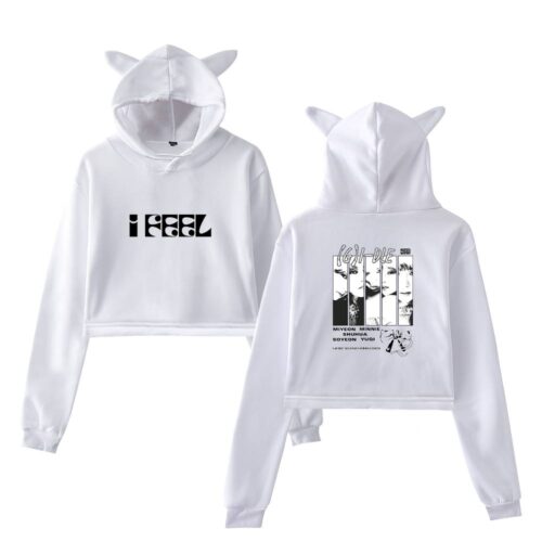 Gidle “I Feel” Cropped Hoodie #1