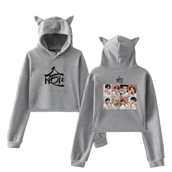 Stray Kids Giant Cropped Hoodie #4 - Image 4