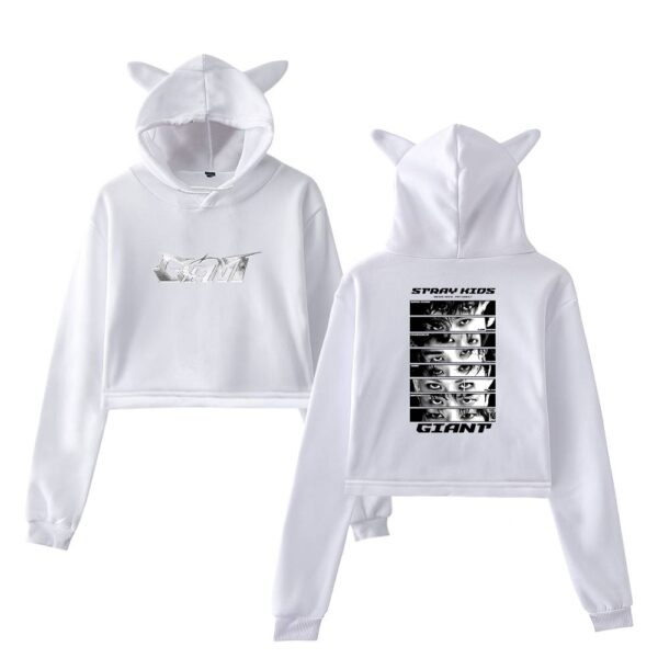 Stray Kids Giant Cropped Hoodie #2 - Image 3