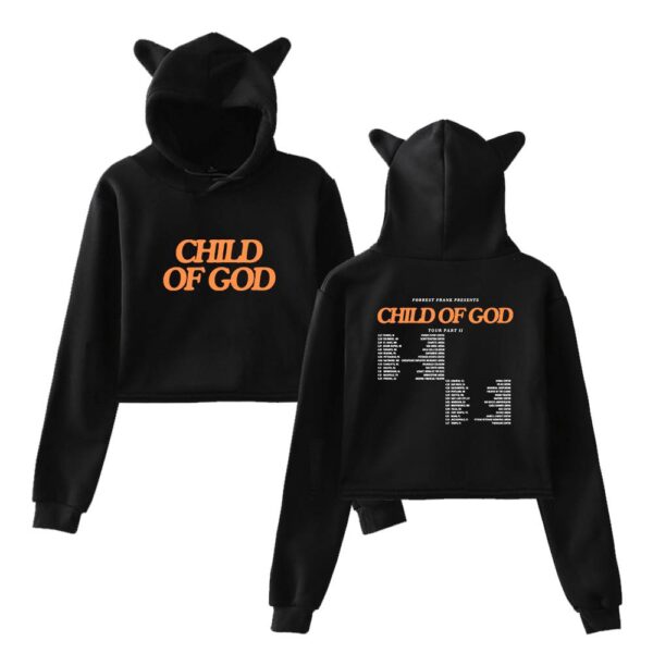 Forrest Frank Cropped Hoodie #2 - Image 2