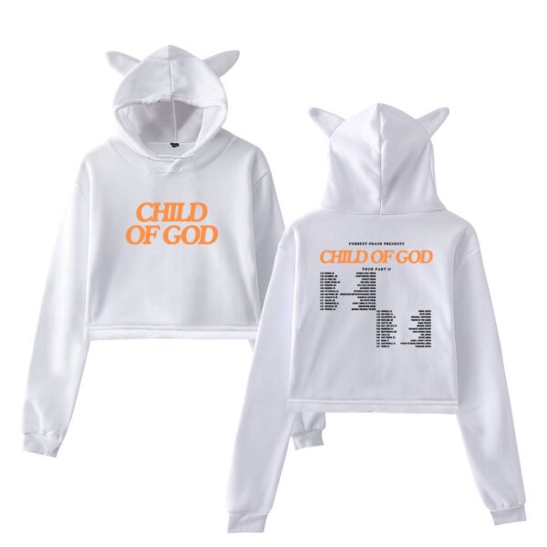 Forrest Frank Cropped Hoodie #2 - Image 3