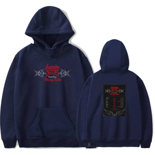 Stray Kids Dominate World Tour Hoodie #4 - Image 4