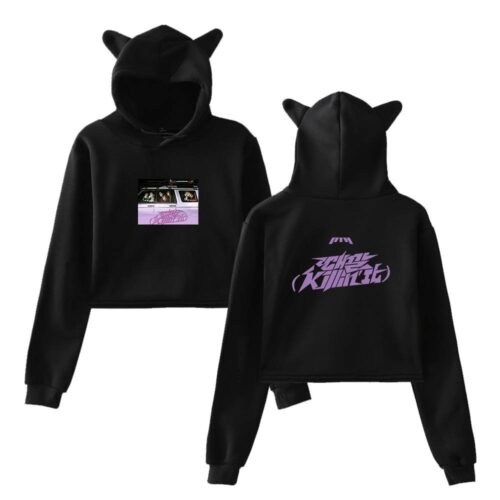 P1Harmony Cropped Hoodie #4