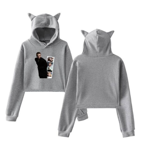 Hyunjin Cropped Hoodie #4 - Image 4