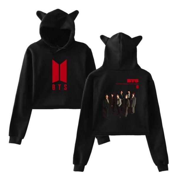 BTS Cropped Hoodie #4