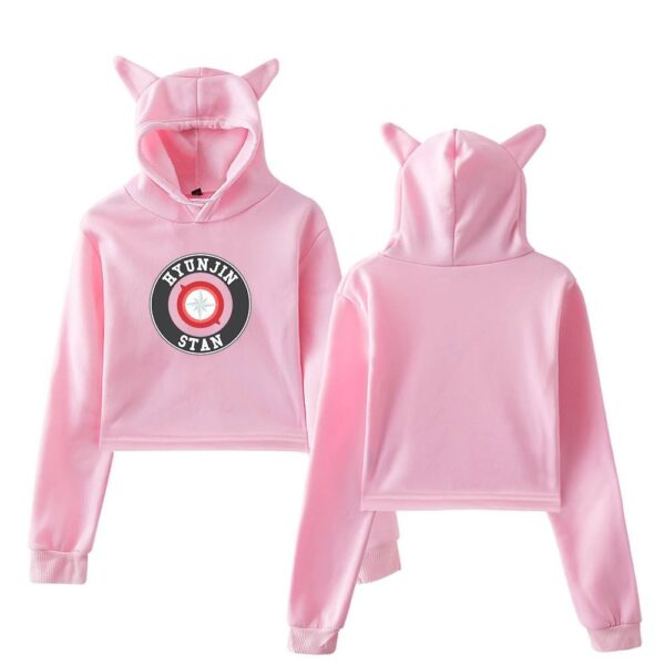 Hyunjin Cropped Hoodie #1 - Image 5