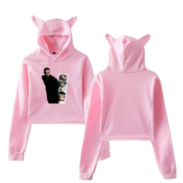 Hyunjin Cropped Hoodie #4 - Image 5